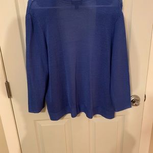 Blue shrug